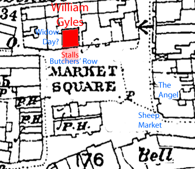 Layout of the Market Square 1677